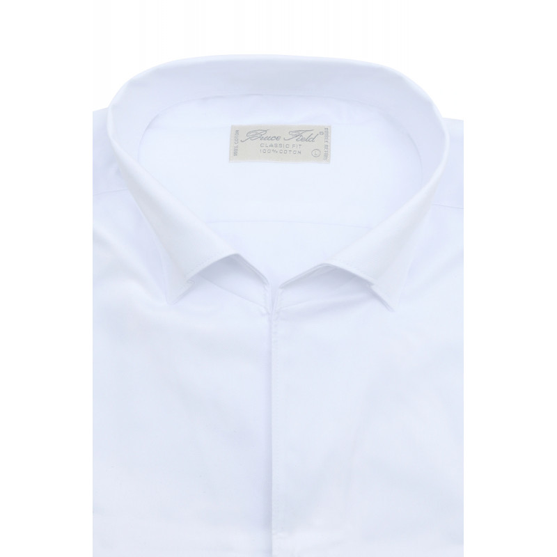 Shirt Andro in pure cotton with Palma French cuff