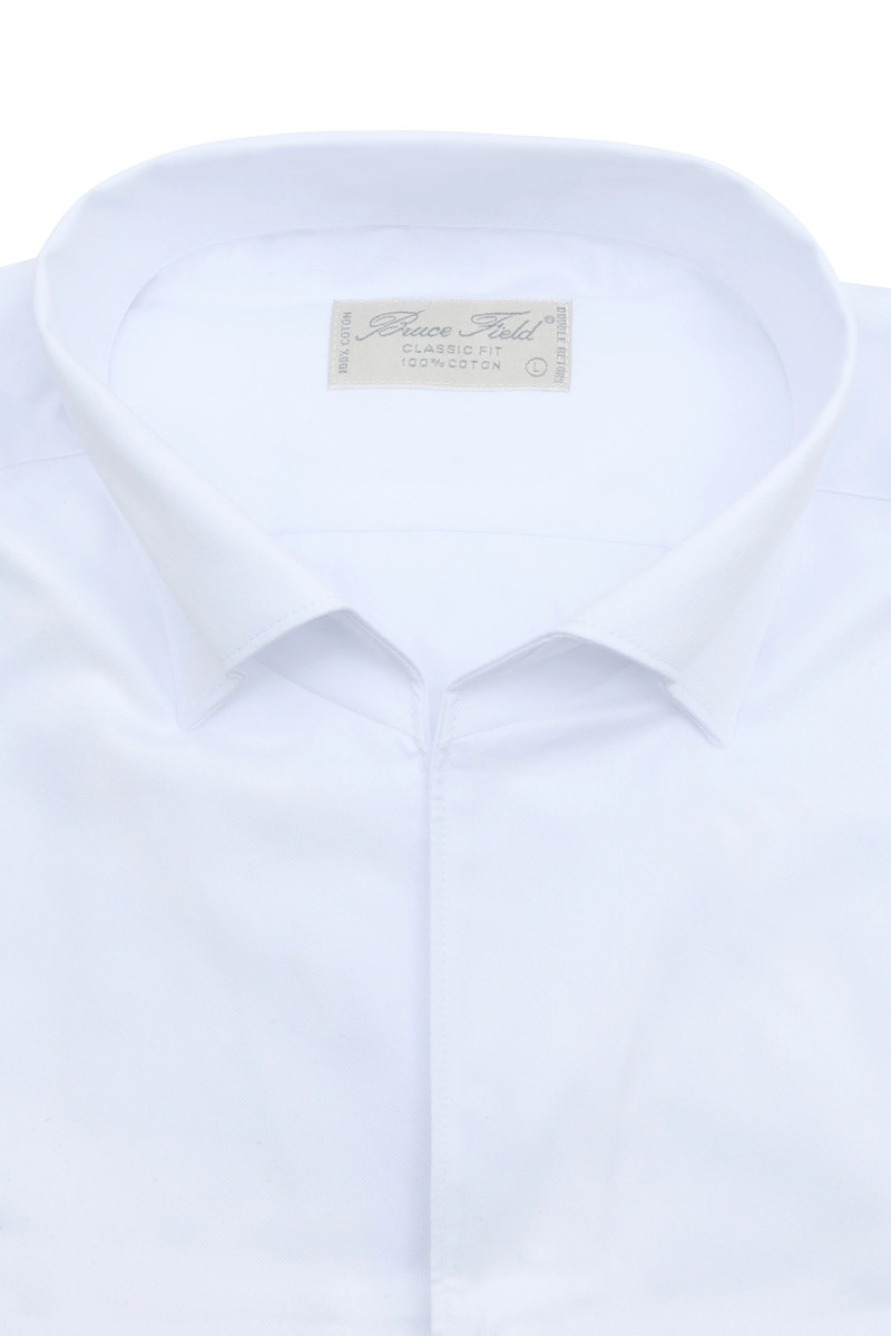 Shirt Andro in pure cotton with Palma French cuff