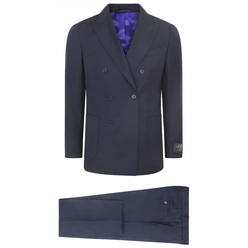 copy ofDouble-Breasted Pure Wool Fitted Suit Mathieu