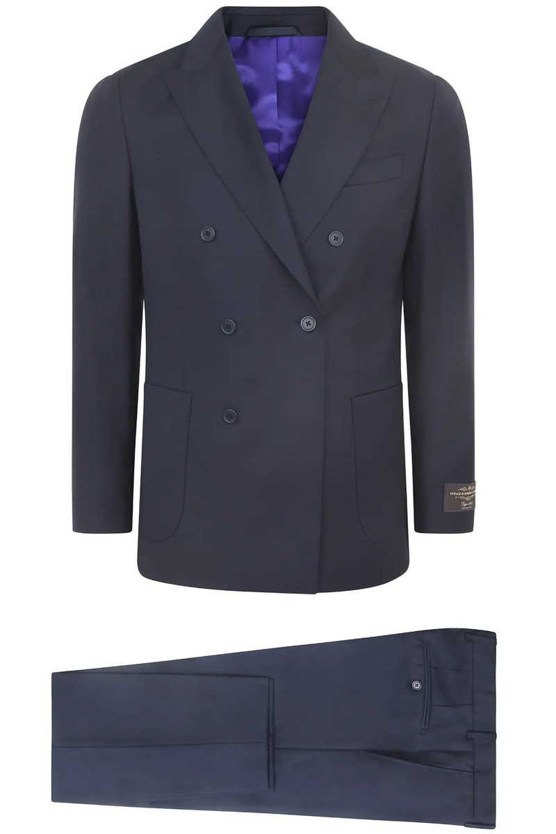 copy ofDouble-Breasted Pure Wool Fitted Suit Mathieu