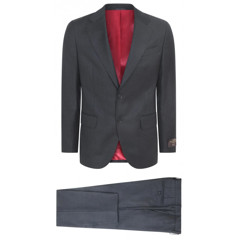 Hugues Slim Suit in Pure Super 110’s Wool – Vitale Barberis Canonico