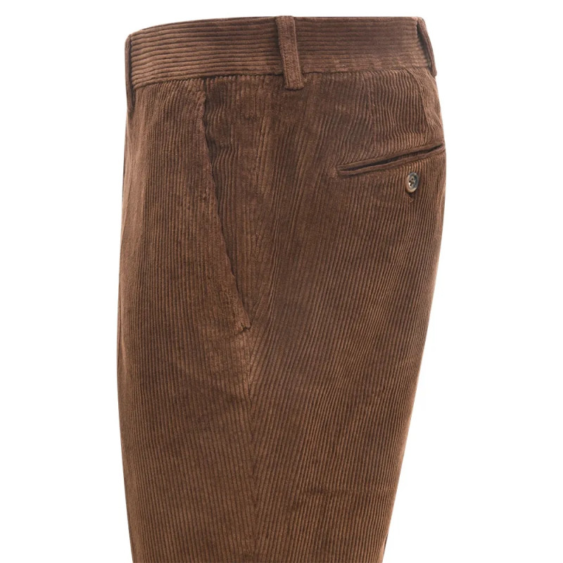 Paride Wide-Wale Cotton Corduroy Trousers