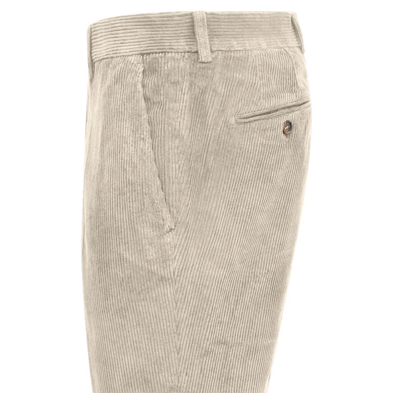 Pantalon Paride en velours de coton grosse côte