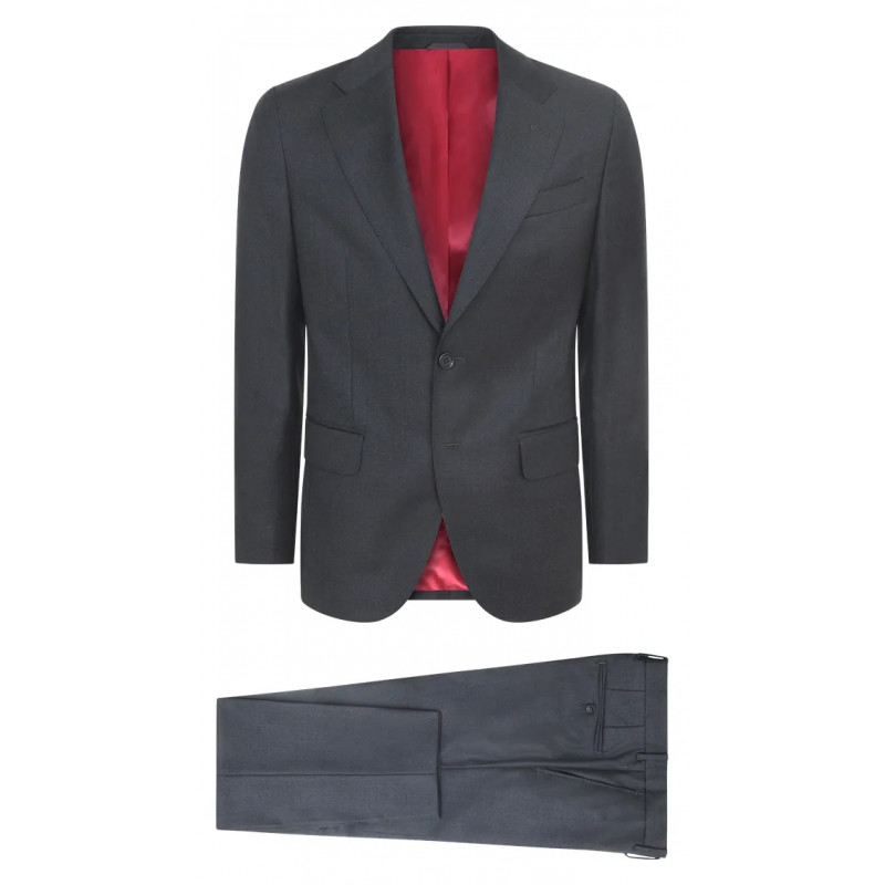 Hugues Slim Suit in Pure Super 110’s Wool – Vitale Barberis Canonico