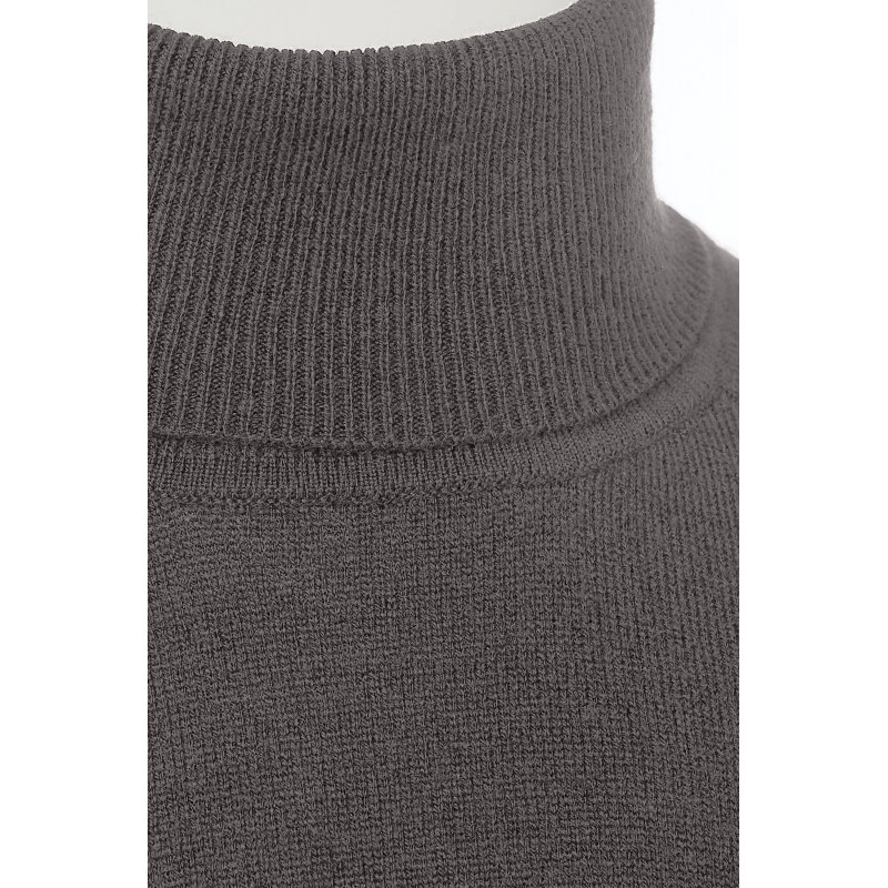 Men’s Roll-neck Sweater Wool & Cashmere Gauge 12 Manu