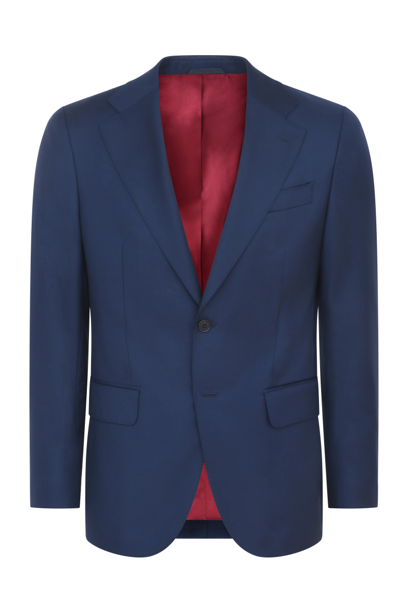 Hugues Slim Suit in Pure Super 110’s Wool – Vitale Barberis Canonico