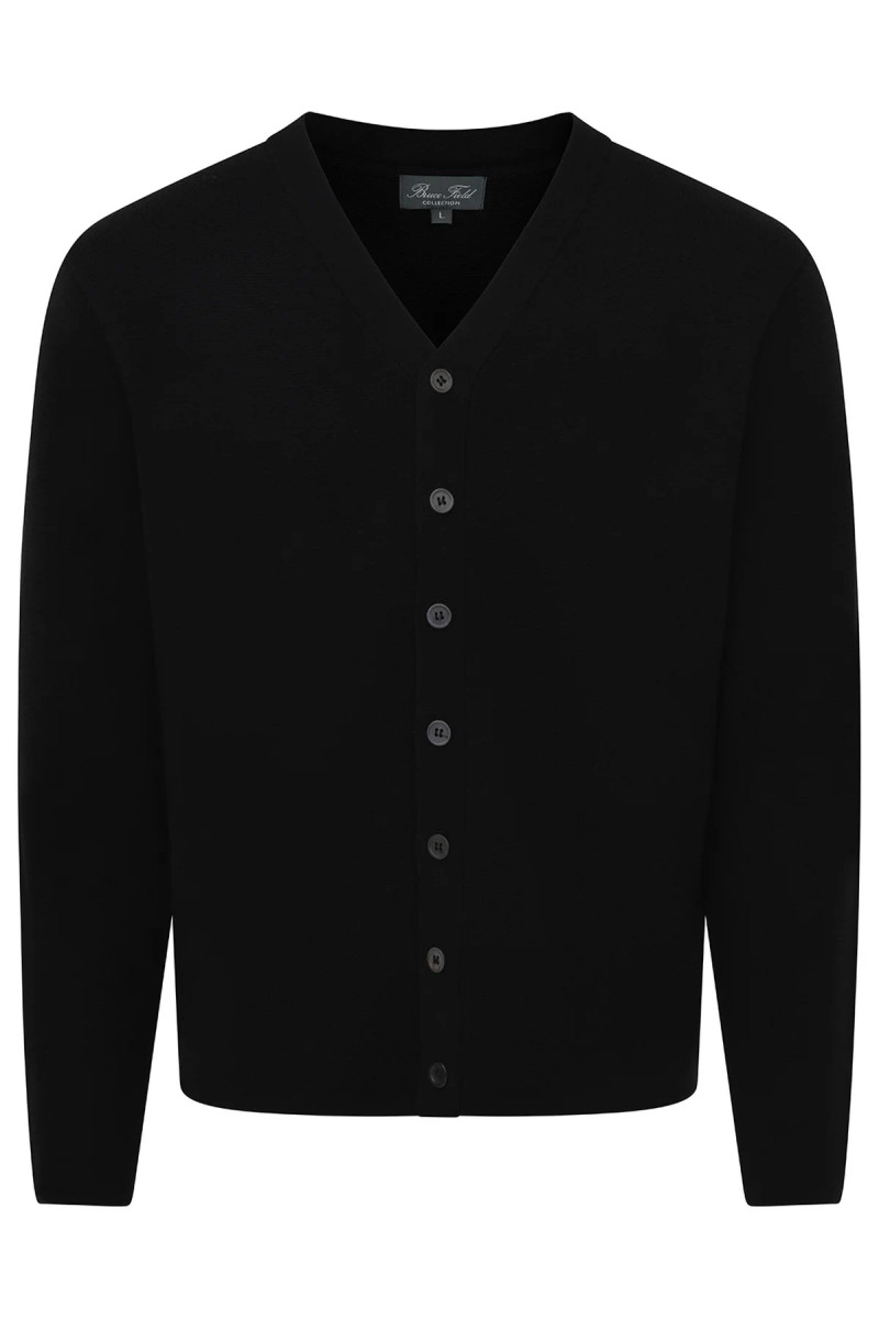 Men’s Pure Merino Wool Buttoned Cardigan Verdun