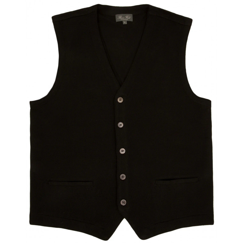 Gilet pure laine mérinos sans manches Vianey