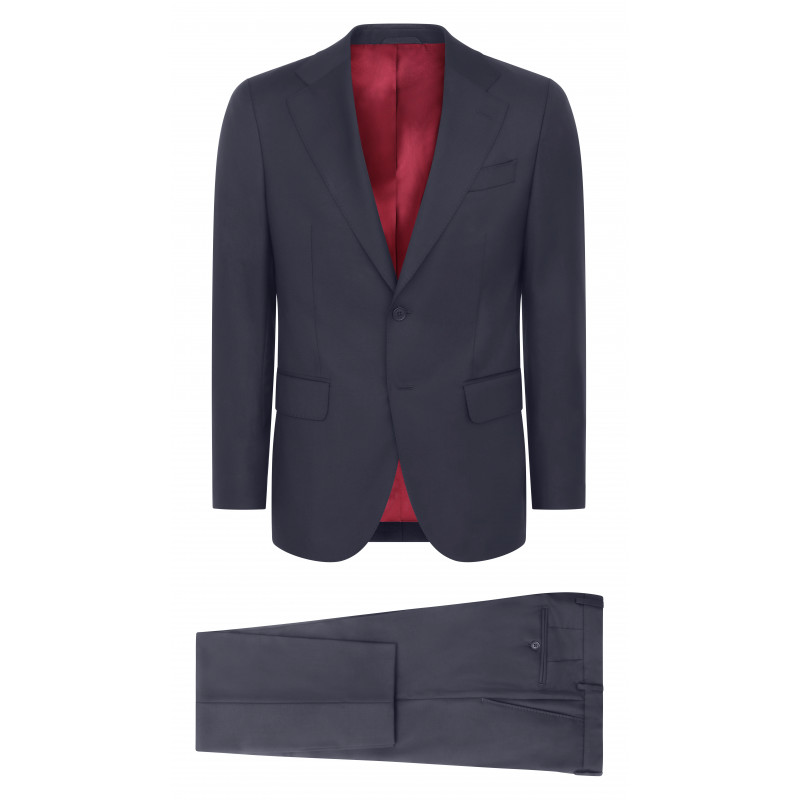 Hugues Slim Suit in Pure Super 110’s Wool – Vitale Barberis Canonico