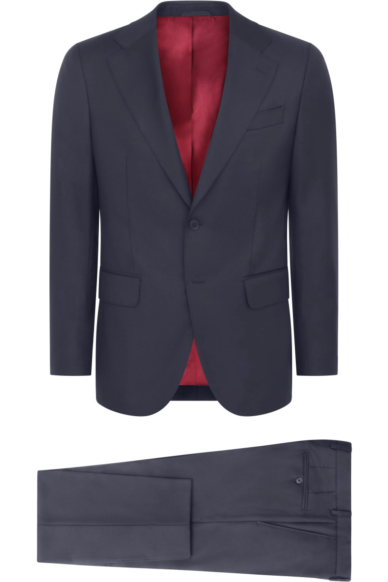 Hugues Slim Suit in Pure Super 110’s Wool – Vitale Barberis Canonico