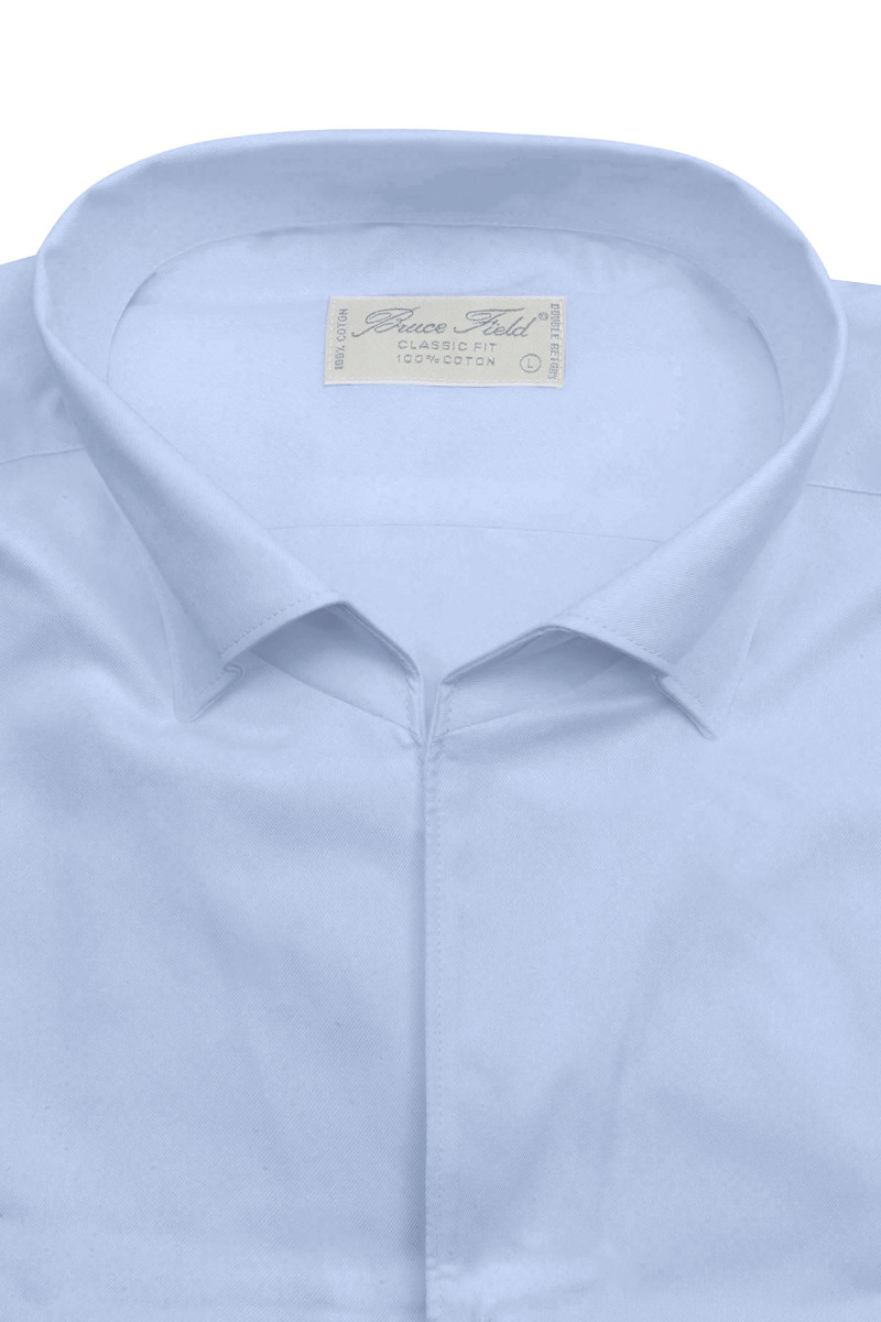 Chemise Andro coupe droite en pur coton