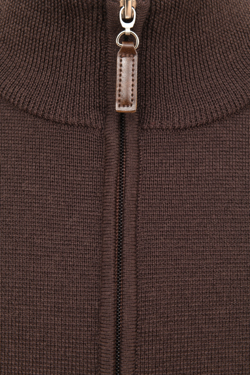 Gilet pure laine Viny mérinos zip
