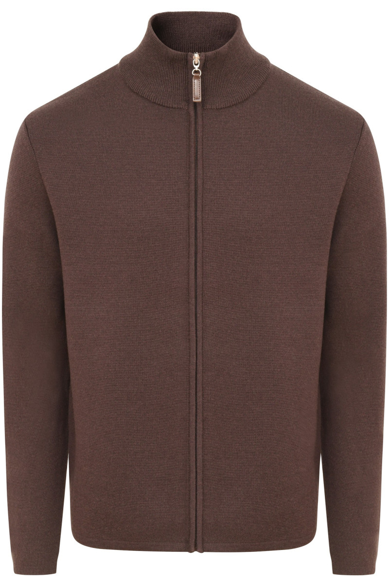 Gilet pure laine Viny mérinos zip