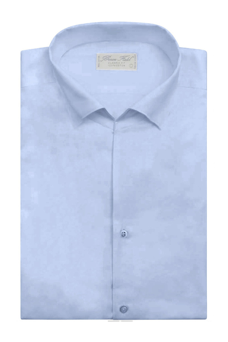 Chemise Andro coupe droite en pur coton