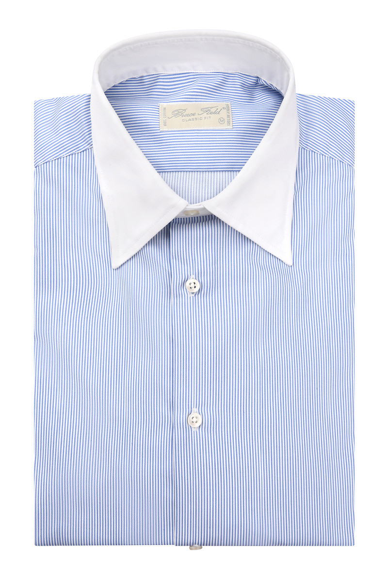 Chemise Homme Col Italien Bicolore Pessoa Arnaud | Bruce Field