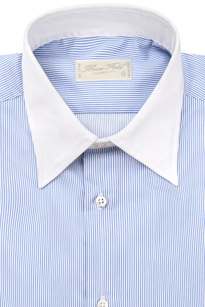 Chemise Homme Col Italien Bicolore Pessoa Arnaud | Bruce Field