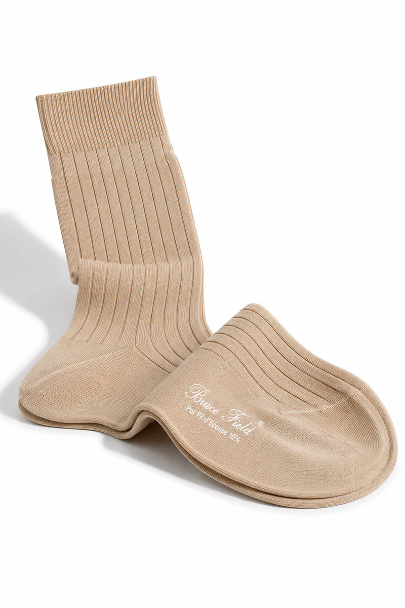 Chaussettes homme en fil d'Ecosse 100% coton