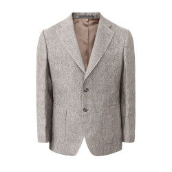 Veste Matteo en lin épais homme | Bruce Field