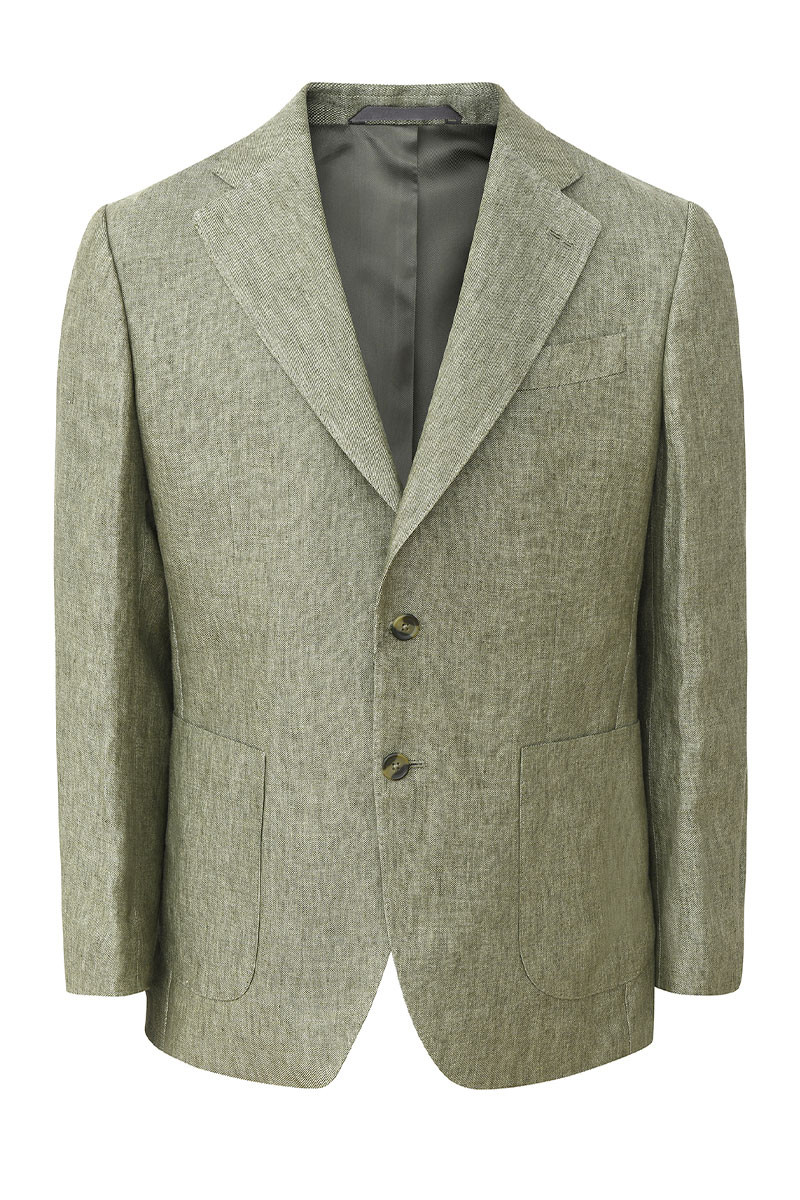 Veste Matteo en lin épais homme | Bruce Field