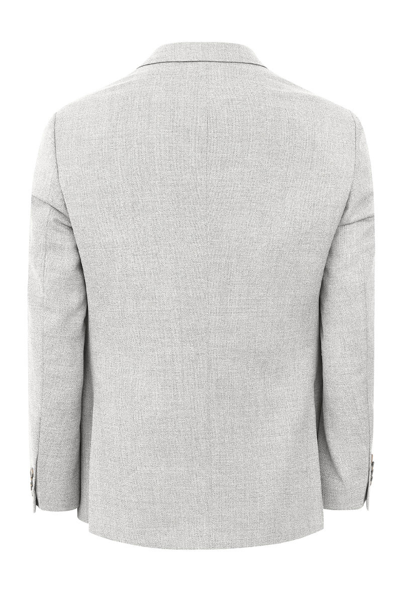 Veste Sergio semi-cintrée en laine natté