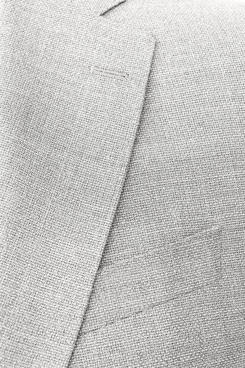 Veste Sergio semi-cintrée en laine natté