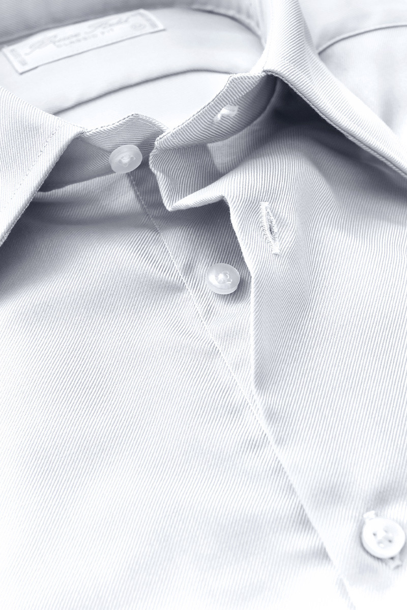 Chemise Arnaud Medici col italien allongé