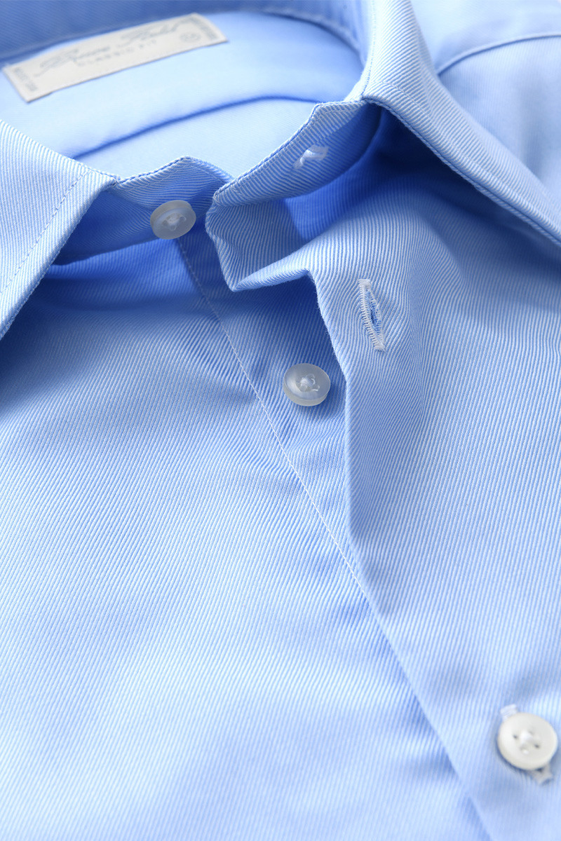 Chemise Arnaud Medici col italien allongé