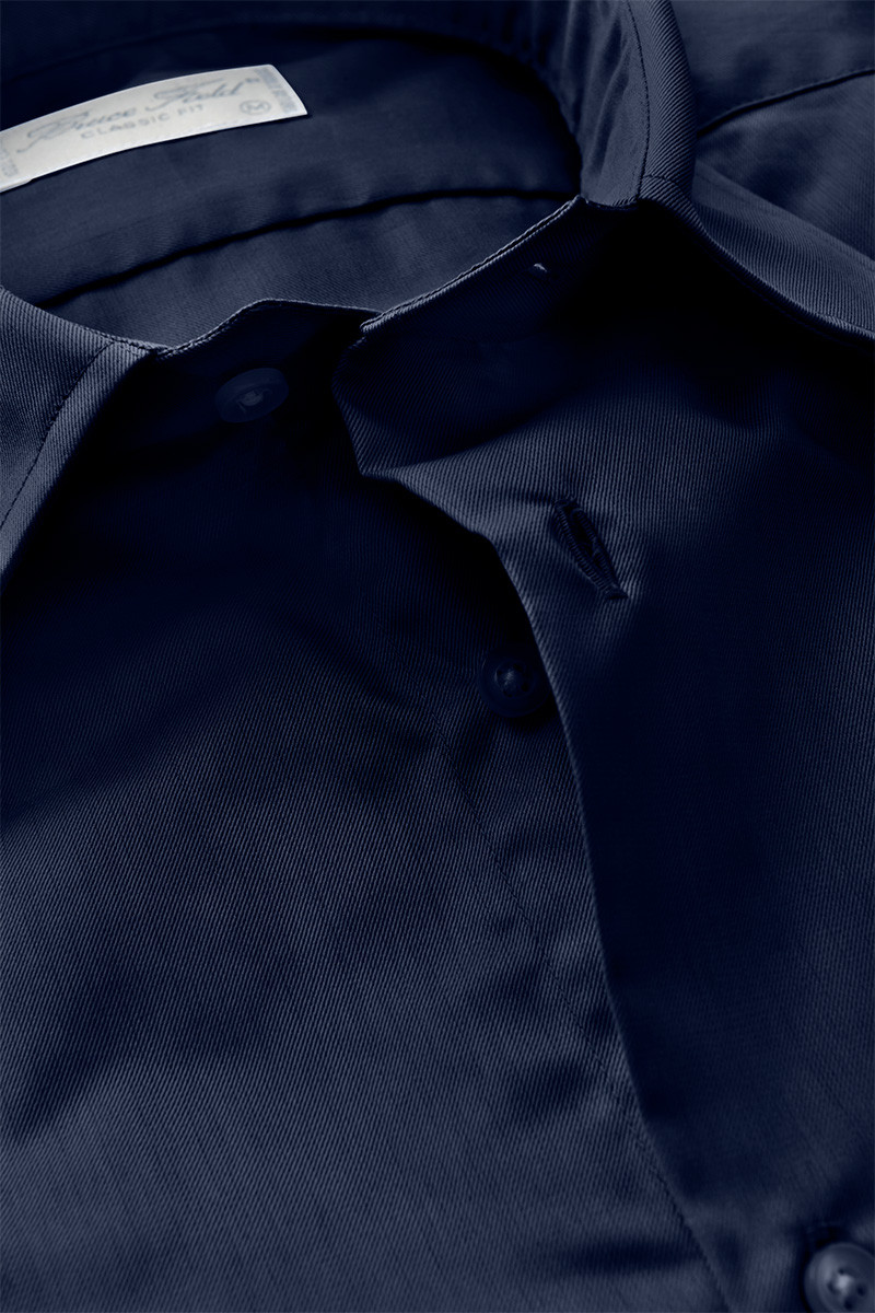 Chemise Arnaud Palma col italien allongé