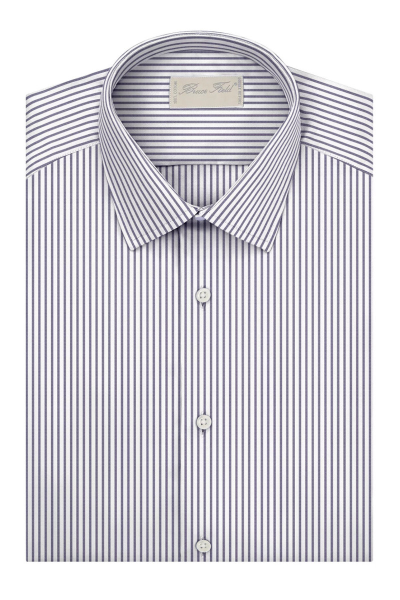 Chemise Alexian classique pur coton à rayures Minaret
