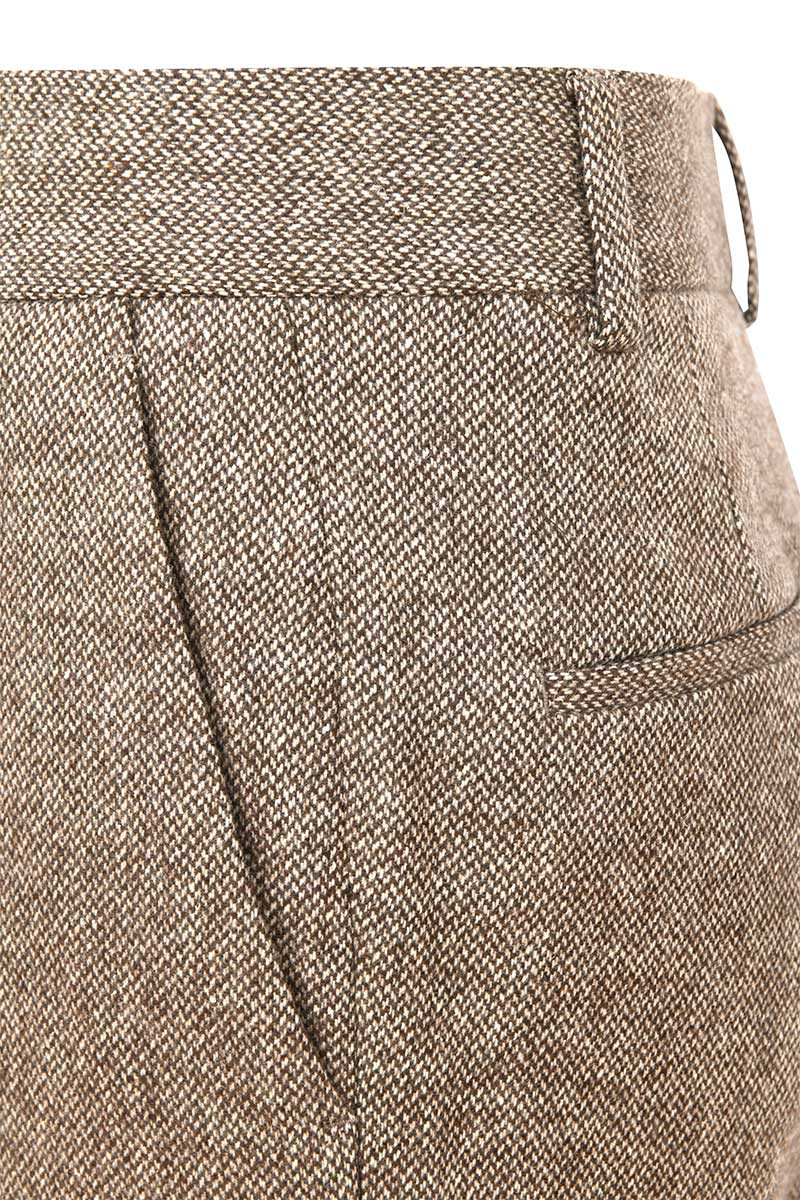 Pantalon femme Julie Baroncelli en laine et soie
