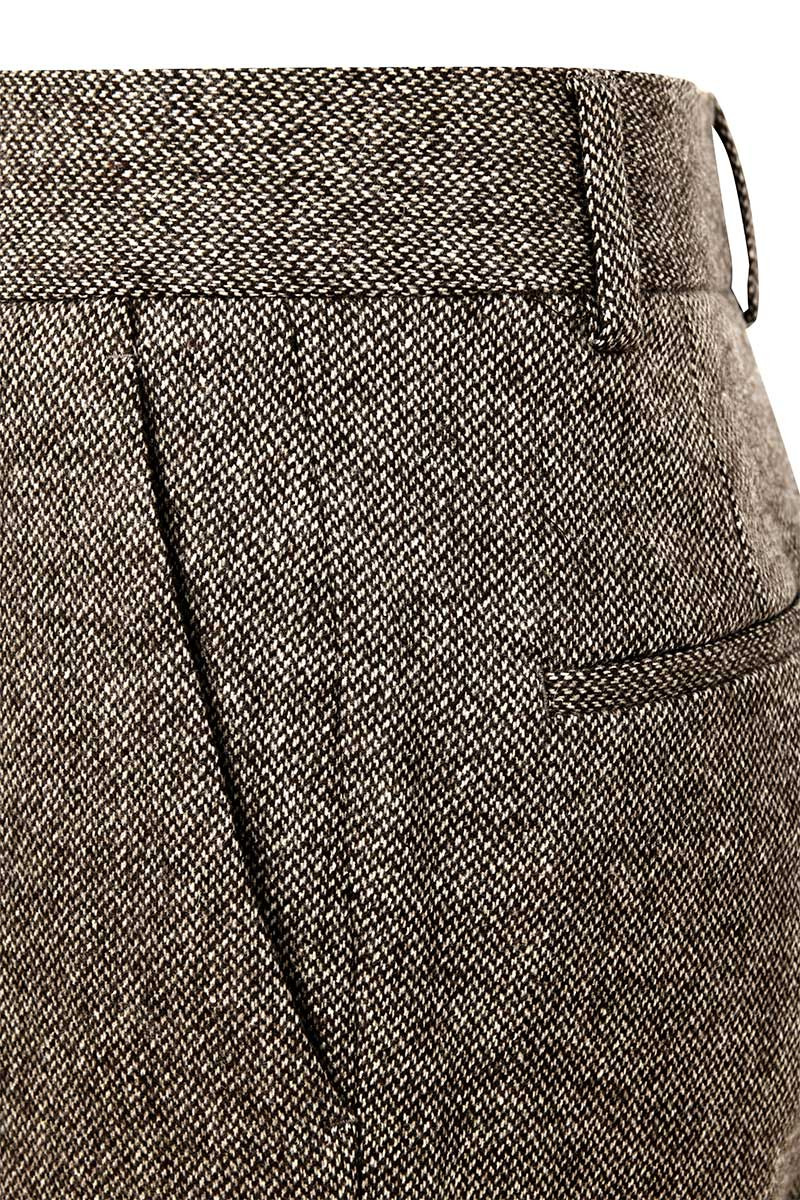 Pantalon femme Julie Baroncelli en laine et soie