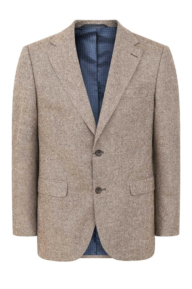 Veste Sergio semi-cintrée en laine et soie Baroncelli