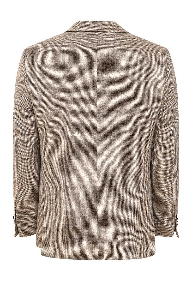Veste Sergio semi-cintrée en laine et soie Baroncelli