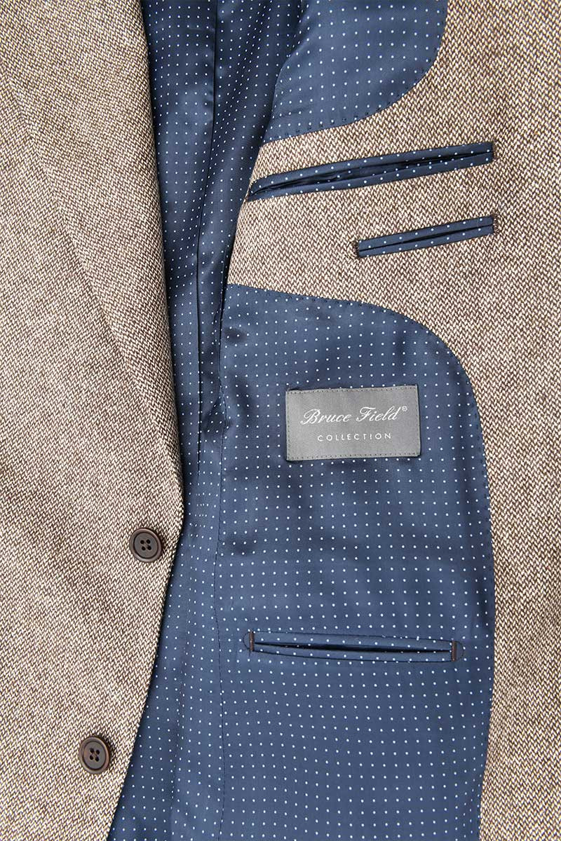 Veste Sergio semi-cintrée en laine et soie Baroncelli