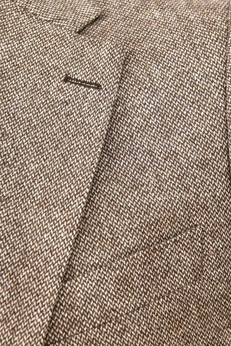 Veste Sergio semi-cintrée en laine et soie Baroncelli