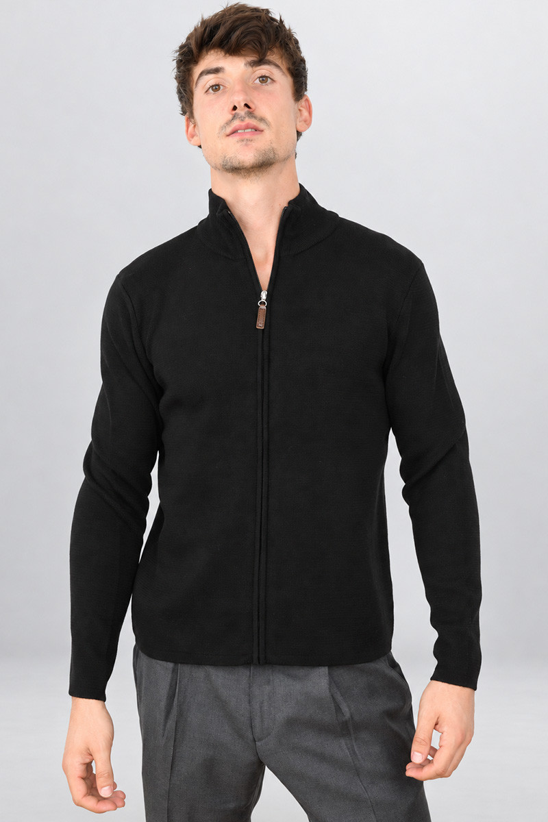 Gilet pure laine Viny mérinos zip
