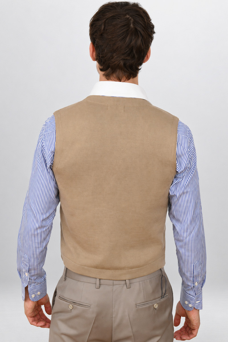 Gilet pure laine mérinos sans manches Vianey