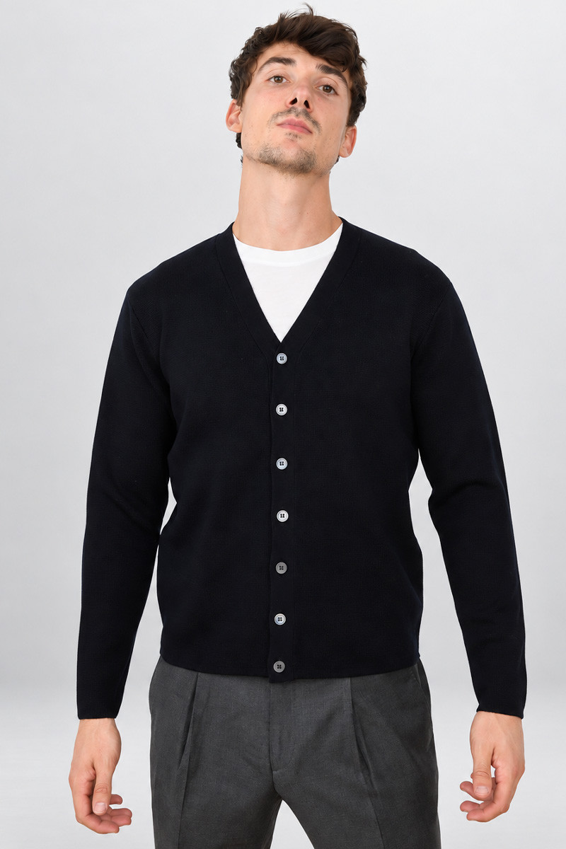 Gilet pure laine mérinos boutonné Verdun