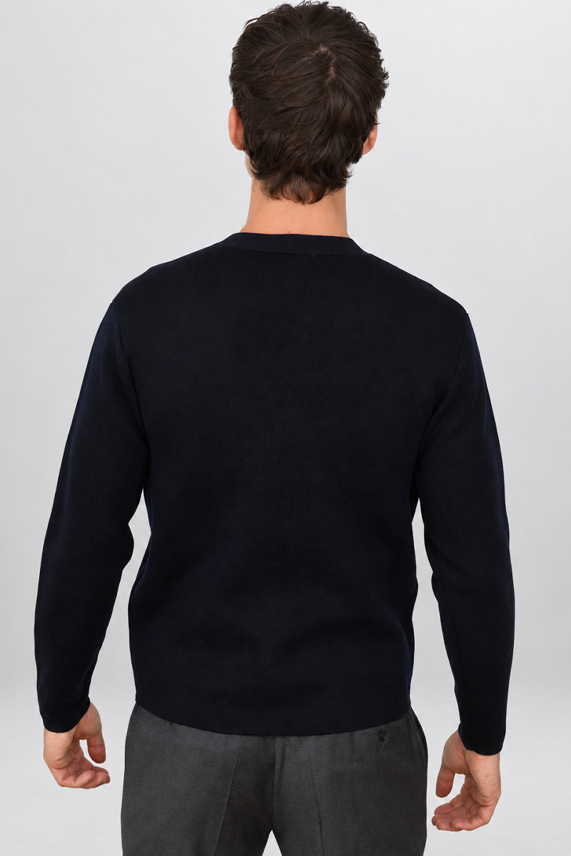 Gilet pure laine mérinos boutonné Verdun