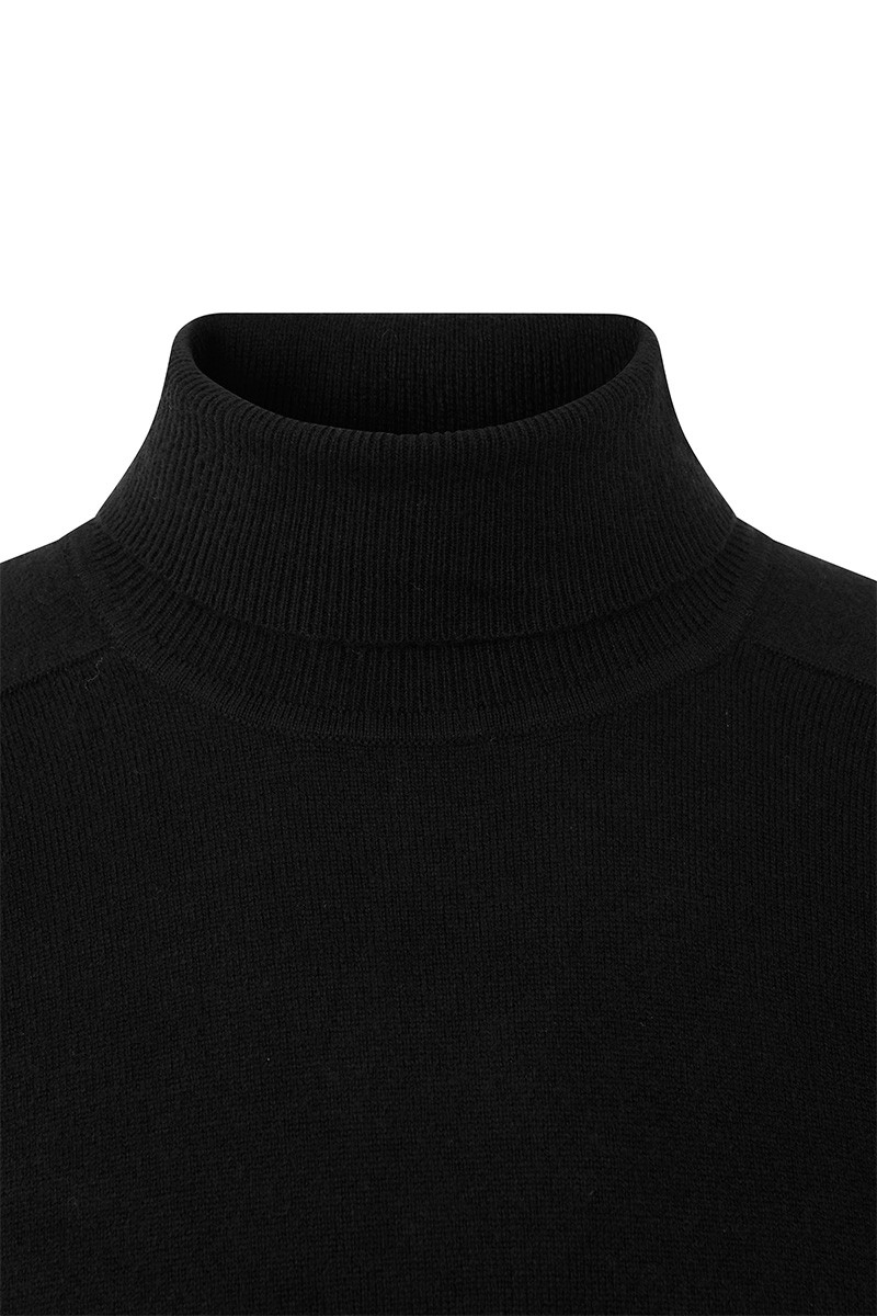 Pull col roulé homme laine & cachemire jauge 12 Manu | Bruce Field