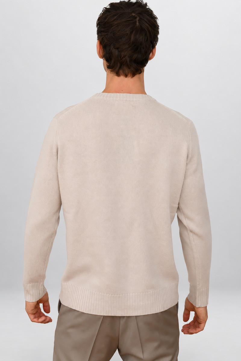 Pull Marc Ras du Cou en Laine Cachemire