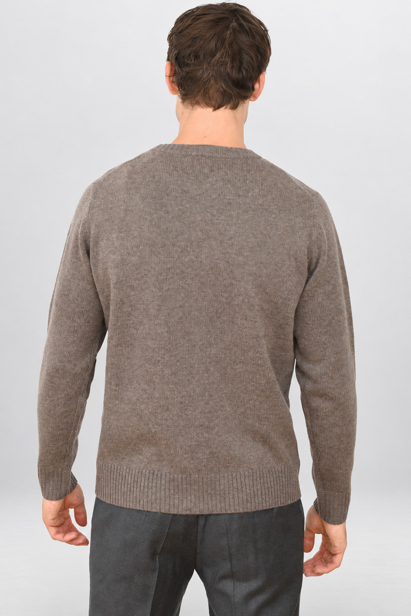 Pull Marc Ras du Cou en Laine Cachemire
