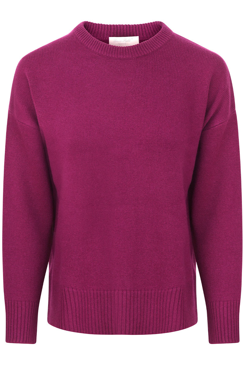 Pull femme Marla ras du cou en 100% cachemire