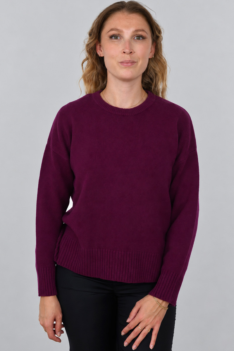 Pull femme Marla ras du cou en 100% cachemire
