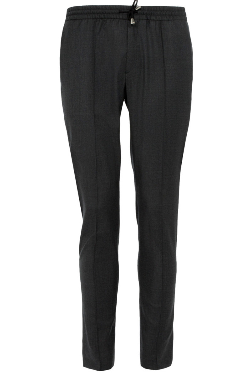 Pantalon Dany en pur laine Barberis 110's avec cordon de serrage