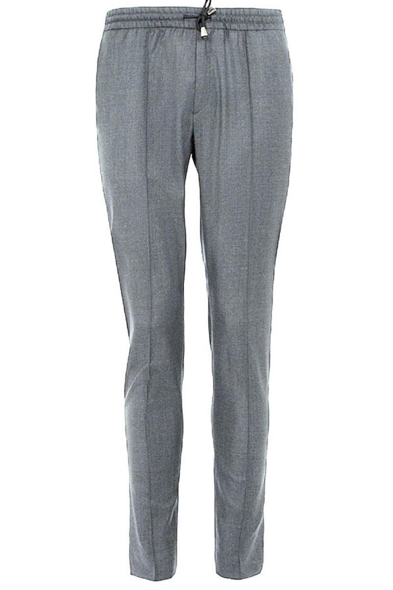 Pantalon Dany en pur laine Barberis 110's avec cordon de serrage