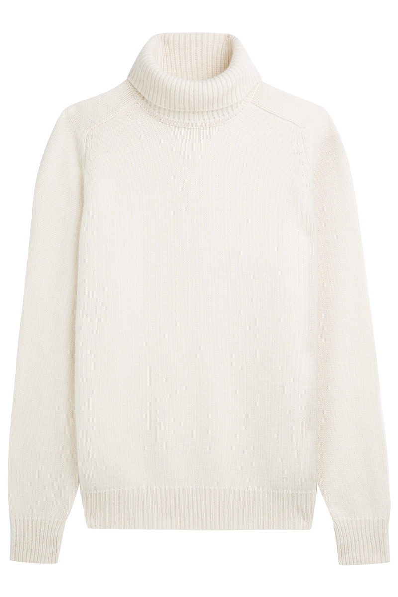 Pull homme col roulé en pure cachemire épais jauge 3 Marco