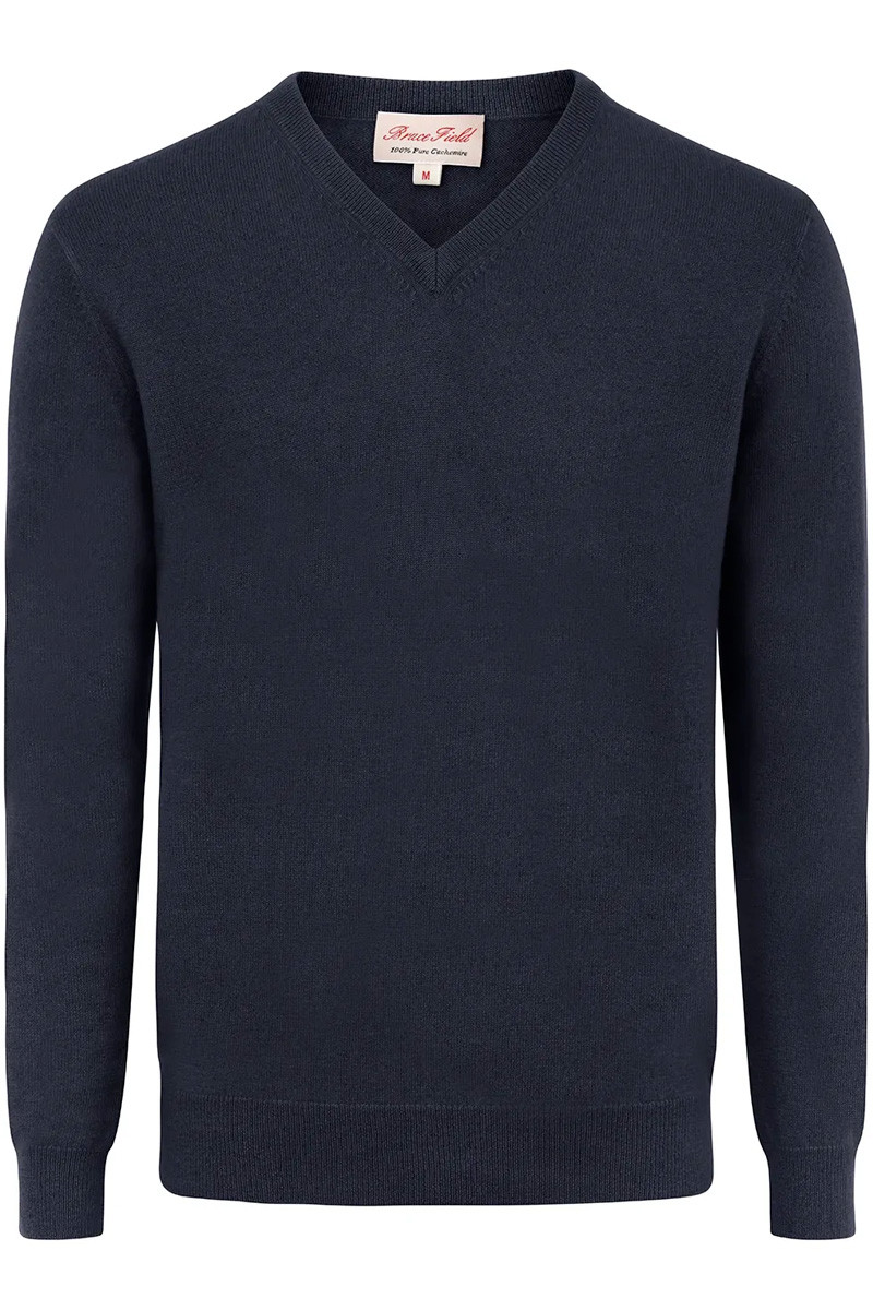Pull Mat Col V en pure Cachemire Mat