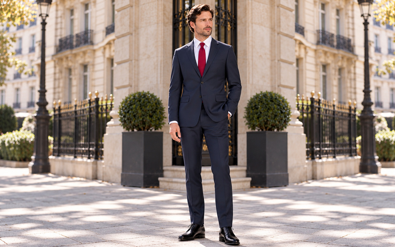 Costumes homme coupe ajustée